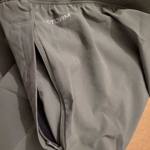 Under Armour UA Storm Run Green Track Pants Size 2XL Men's Flaw - Picture 11 of 16